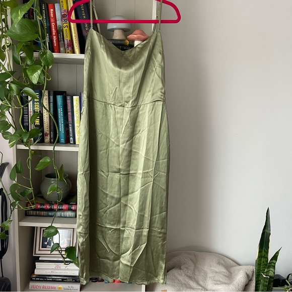 Reformation Oaklie Silk Slip Midi Dress - Picture 5 of 11